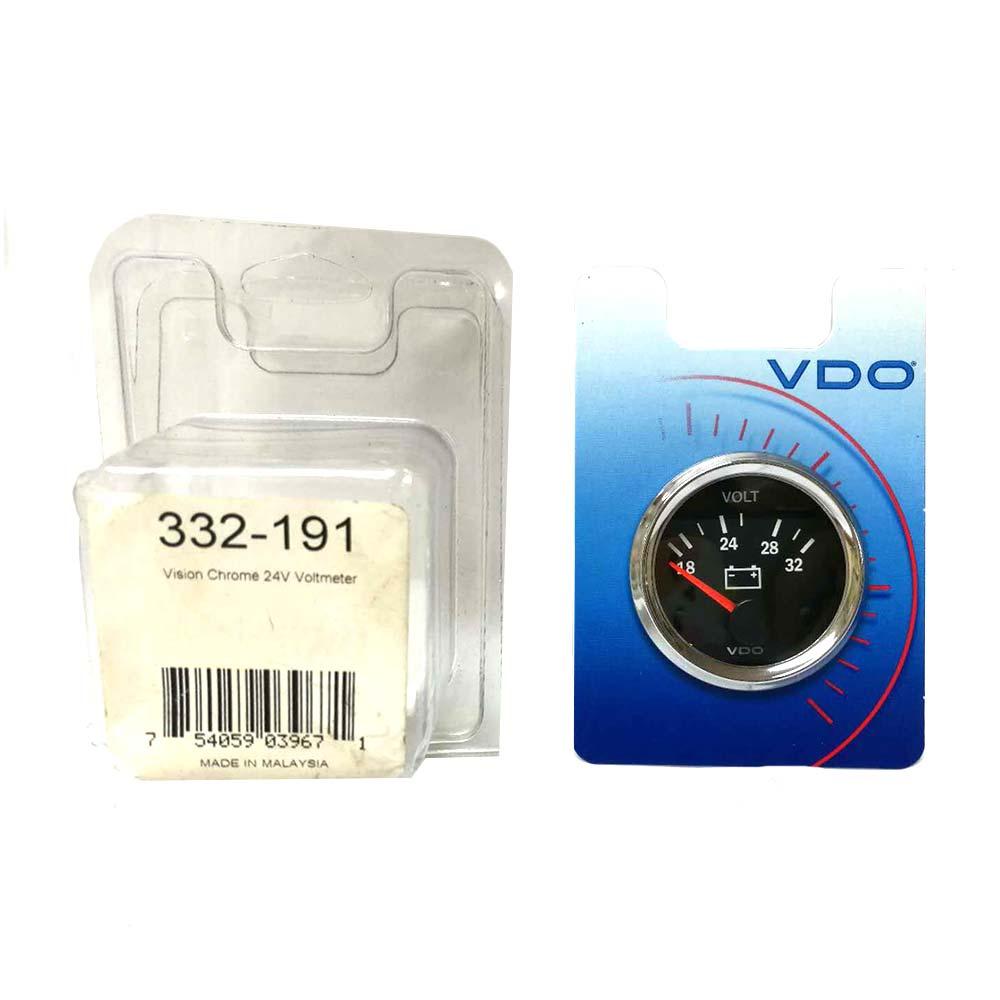332-191 Vision Chrome 24V Voltmeter